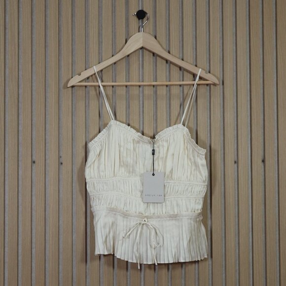 Adelyn Rae Shawna Pleated Cami Top - Picture 3 of 4